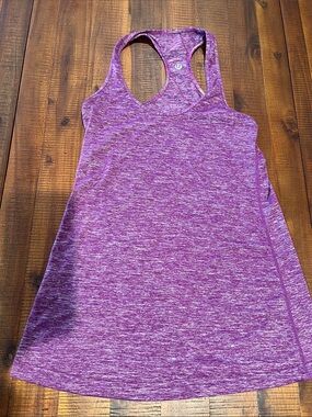 lululemon athletica Heathered Purple Racerback Tank Top NWOT